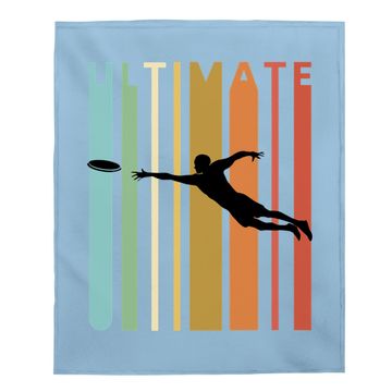 Discover Retro Ultimate Frisbee Baby Blanket