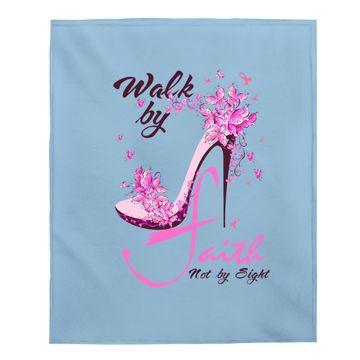 Discover Walk By Faith Not By Sight 2 Corinthians 5:7 Bible Verse Baby Blanket