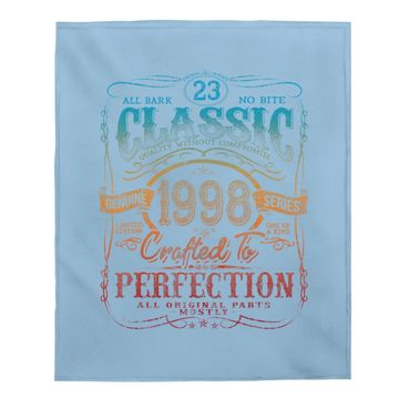 Discover Vintage 1998 Limited Edition  23rd Birthday Baby Blanket