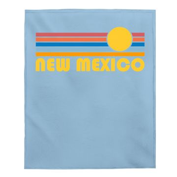 Discover New Mexico Retro Sunset Baby Blanket