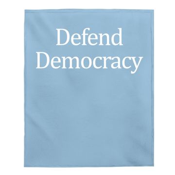 Discover Defend Democracy Baby Blanket