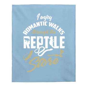 Discover Reptile Herpetologist Quote Lover Gift Baby Blanket