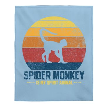 Discover Spider Monkey Vintage Baby Blanket
