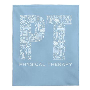Discover Physical Therapist Physical Therapy Baby Blanket