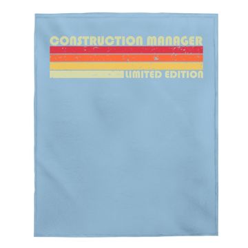 Discover Construction Manager Baby Blanket