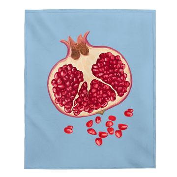 Discover Pomegranate Lover Baby Blanket