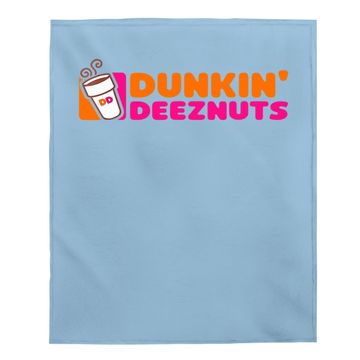 Discover Dunkin Deez Nuts Baby Blanket