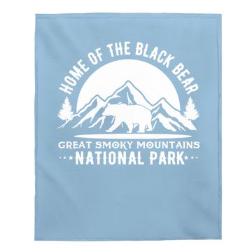 Discover Great Smoky Mountains National Park Us Black Bears Vintage Baby Blanket