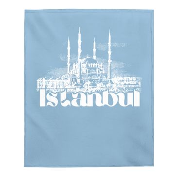 Discover Istanbul Turkey Baby Blanket