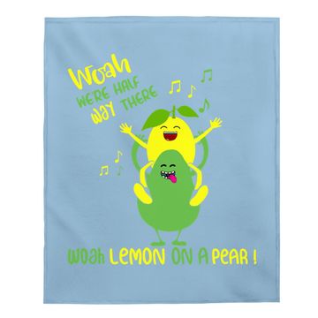 Discover Lemon On A Pear Meme Foodie Baby Blanket