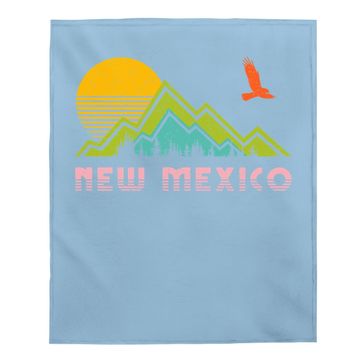 Discover New Mexico Retro Vintage Throwback Baby Blanket