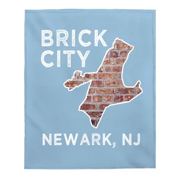 Discover Brick City Newark New Jersey Baby Blanket