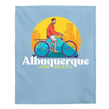 Discover Albuquerque New Mexico 80s Retro Baby Blanket