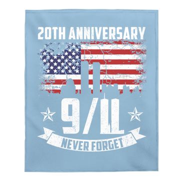 Discover Patriot Day 2021 Never Forget 9-11 20th Anniversary Baby Blanket