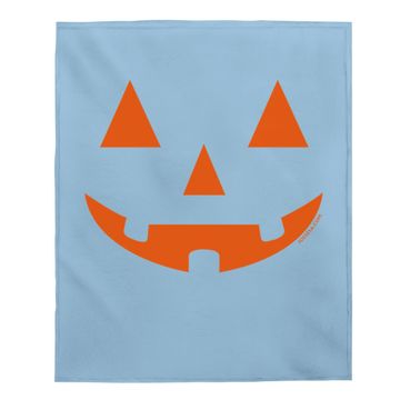 Discover Jack O' Lantern Pumpkin Halloween Baby Blanket