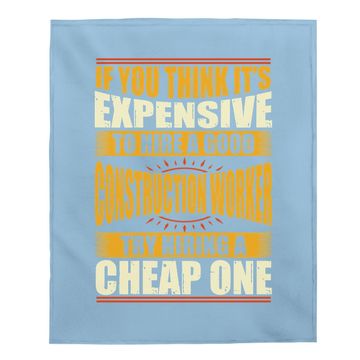 Discover Construction Worker Baby Blanket
