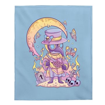 Discover Pastel Goth Creepy Plague Doctor Kawaii Baby Blanket