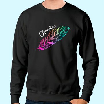 Discover Feather Tee Native American Cherokee Tribe Sweatshirt