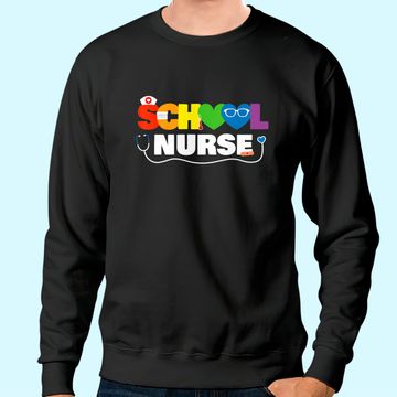 Discover School Nurse Registered Nurse Back To School Nursing Sweatshirt