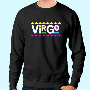 Discover Virgo Zodiac Design 90s Style Sweatshirt