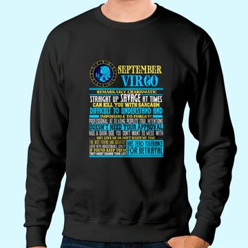 Discover Virgo Facts September Virgo Sweatshirt