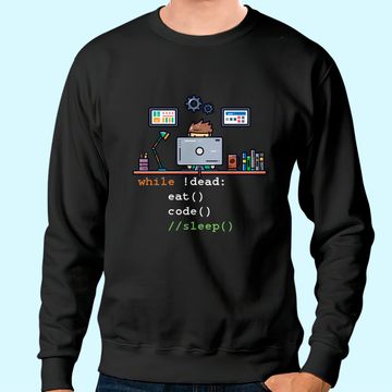 Discover Computer Science Python Programmer Eat Code Sleep Sweatshirt