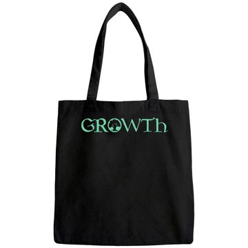 Discover GROWTH Green Magic Mana Symbol Tote Bag