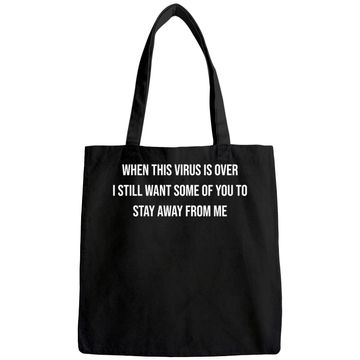 Discover Sarcastic Men's Tote Bag When This Virus is Over
