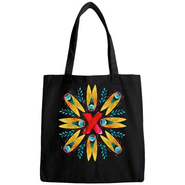 Discover Cicada Mandala Brood X 2021 Men's Tote Bag