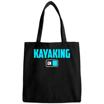 Discover Kayaking Mode On Canoe Boat Adventure Tote Bag