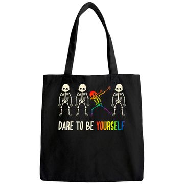 Discover Dare To Be Yourself Tote Bag | Cute LGBT Pride Tote Bag Gift