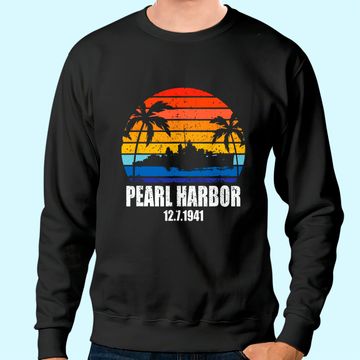 Discover Vintage Pearl Harbor Sunset 80th Anniversary Sweatshirt
