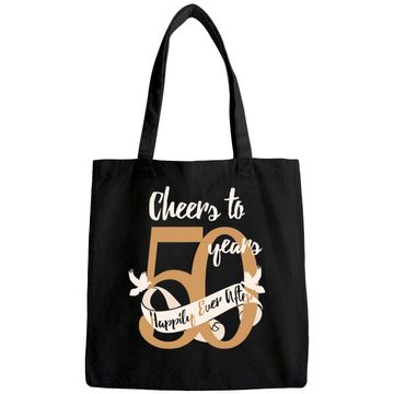Discover 50th Wedding Anniversary Tote Bag Gift For Couples