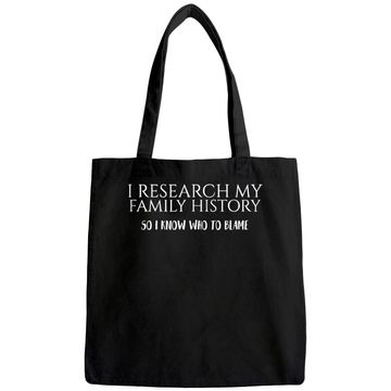 Discover I Research My Family History Tote Bag Genealogy