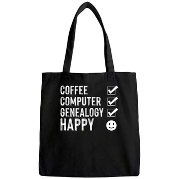 Discover Coffee Computer Genealogy Genealogist Ancestry Lineage Gift Tote Bag