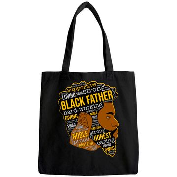 Discover Black Father King Afro African Man Tote Bag