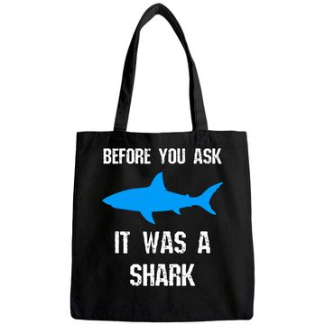 Discover Funny Amputee Amputation Surgery Shark Humor Tote Bag