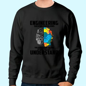 Discover Engineering Definition Engineer Gift Men Women Sweatshirt
