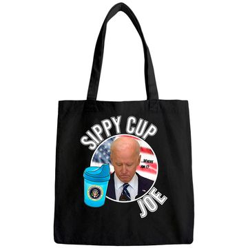 Discover Funny Sippy Cup Joe Biden Premium Tote Bag