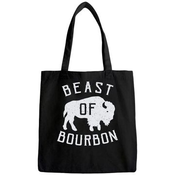 Discover Beast of Bourbon Drinking Whiskey design Bison Buffalo Party Tote Bag