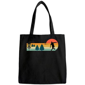 Discover Cool Retro Disc Golf Sport Tote Bag