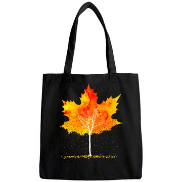 Discover Maple Leaf Autumn Tree Orange Fall Leaves Season Tote Bag