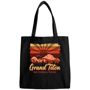 Discover Vintage National Park Tote Bag Grand Teton National Park Tote Bag