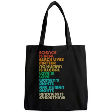 Discover Vintage Science Is Real Black Lives Matter Tote Bag