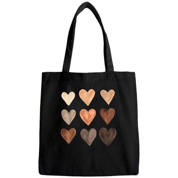 Discover Melanin Hearts Social Justice Equality Unity Protest Tote Bag