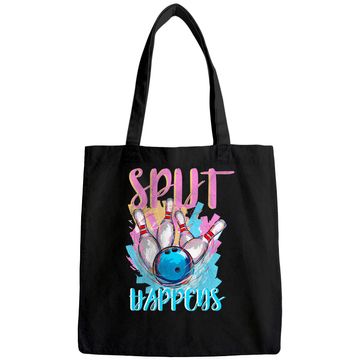 Discover Funny Bowling Tote Bag | "Split Happens" | Bowling Lovers Gift
