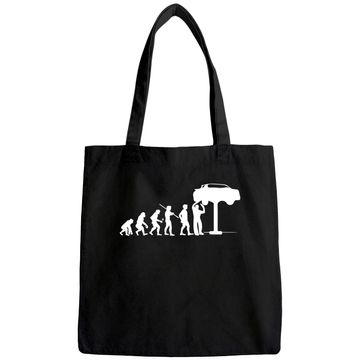 Discover Evolution Mechanic Funny Tote Bag Automotive Technician Gift