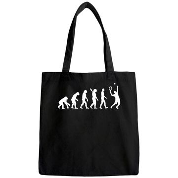 Discover Evolution Tennis player Tote Bag