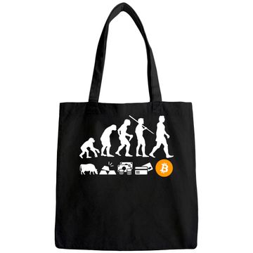 Discover Bitcoin Evolution of Money | A BTC Crypto Tote Bag