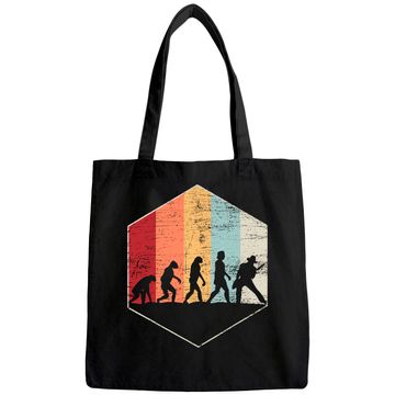 Discover Vintage Men Evolution Bass Guitar Tote Bag